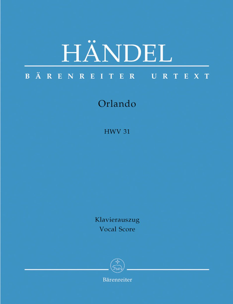 Handel: Orlando - Vocal Score