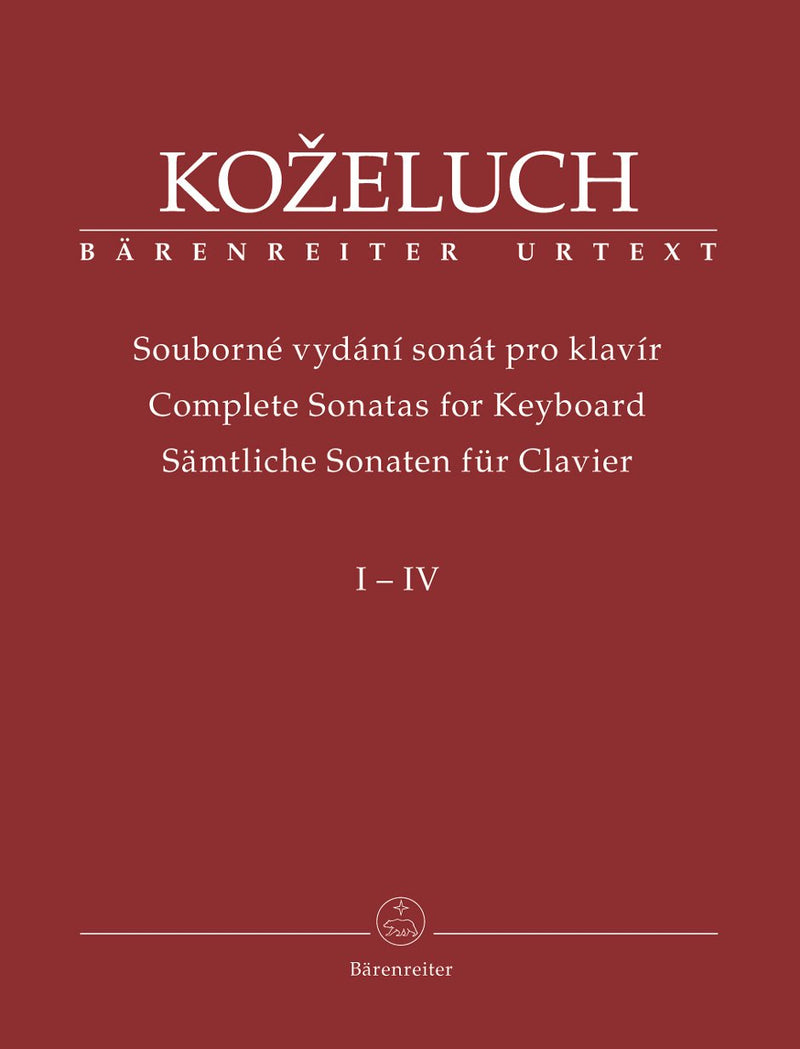 Kozeluch : Complete Sonatas for Keyboard - 4 Volume Set