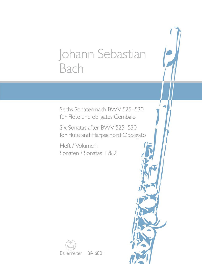 Bach: Six Sonatas for Flute & Keyboard - Book 1 (BWV525, 6)