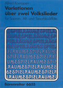 Koerppen: Variations On 2 Folksongs fpr Descant, Treble & Tenor Recorder