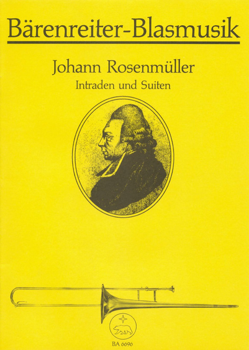 Rosenmuller: Intradas & Suites for Brass Quintet (Playing Score)