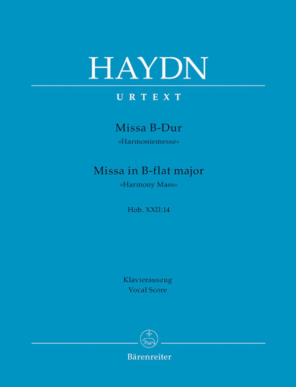 Haydn: Harmony Mass - Vocal Score