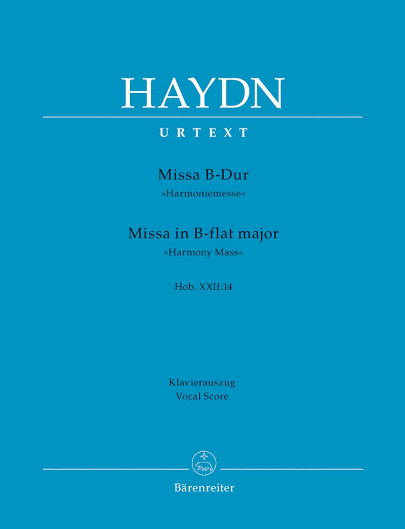 Haydn: Harmony Mass - Vocal Score