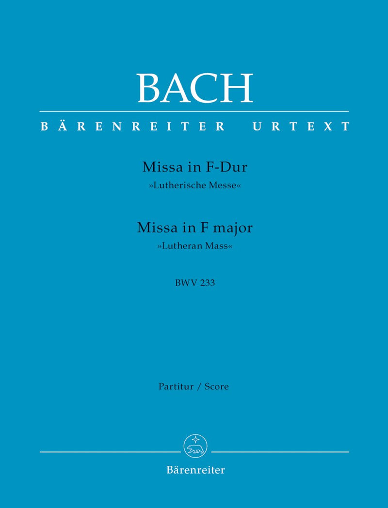 Bach: Mass in F BWV233 - Full Score
