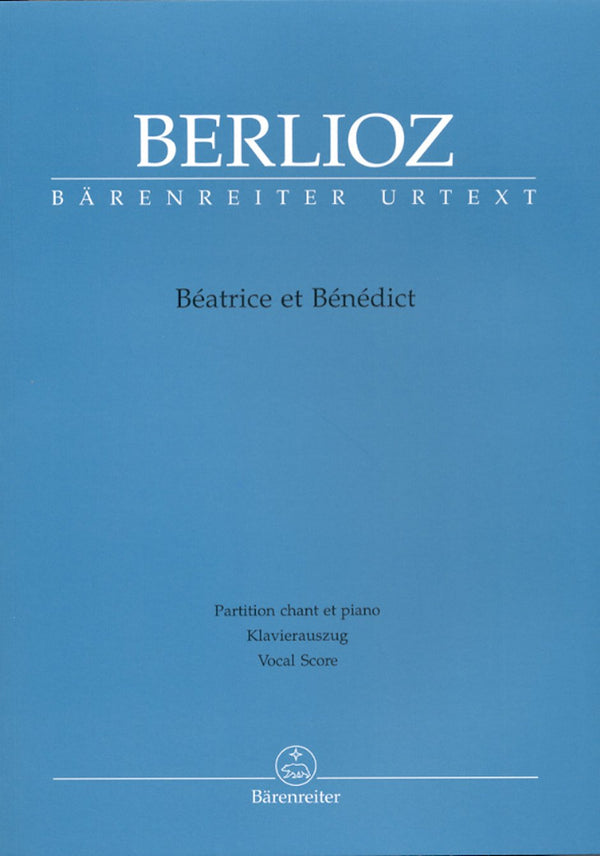Berlioz: Beatrice Et Benedict - Vocal Score