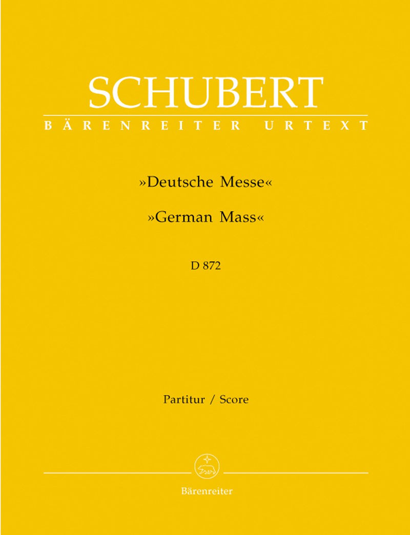 Schubert: German Mass D872 - Full Score