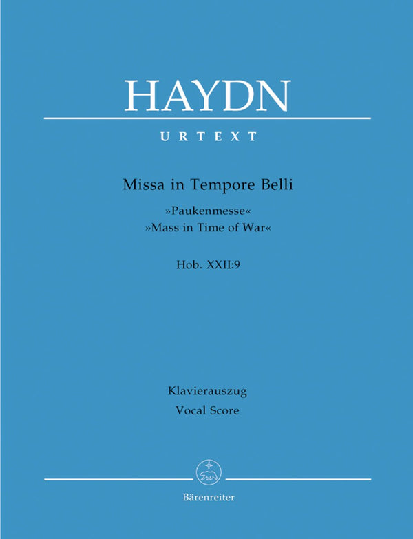 Haydn: Timpani Mass - Vocal Score