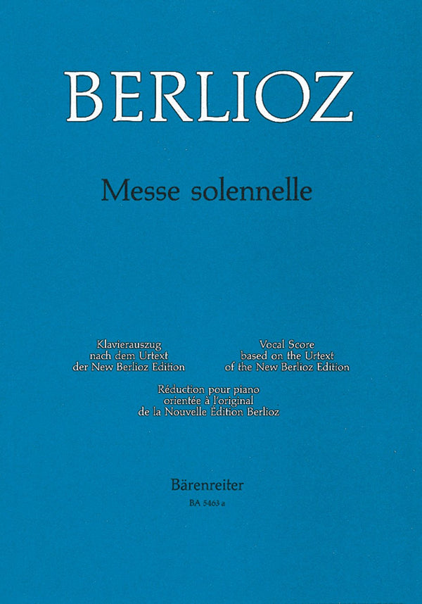 Berlioz: Messe Solennelle - Vocal Score