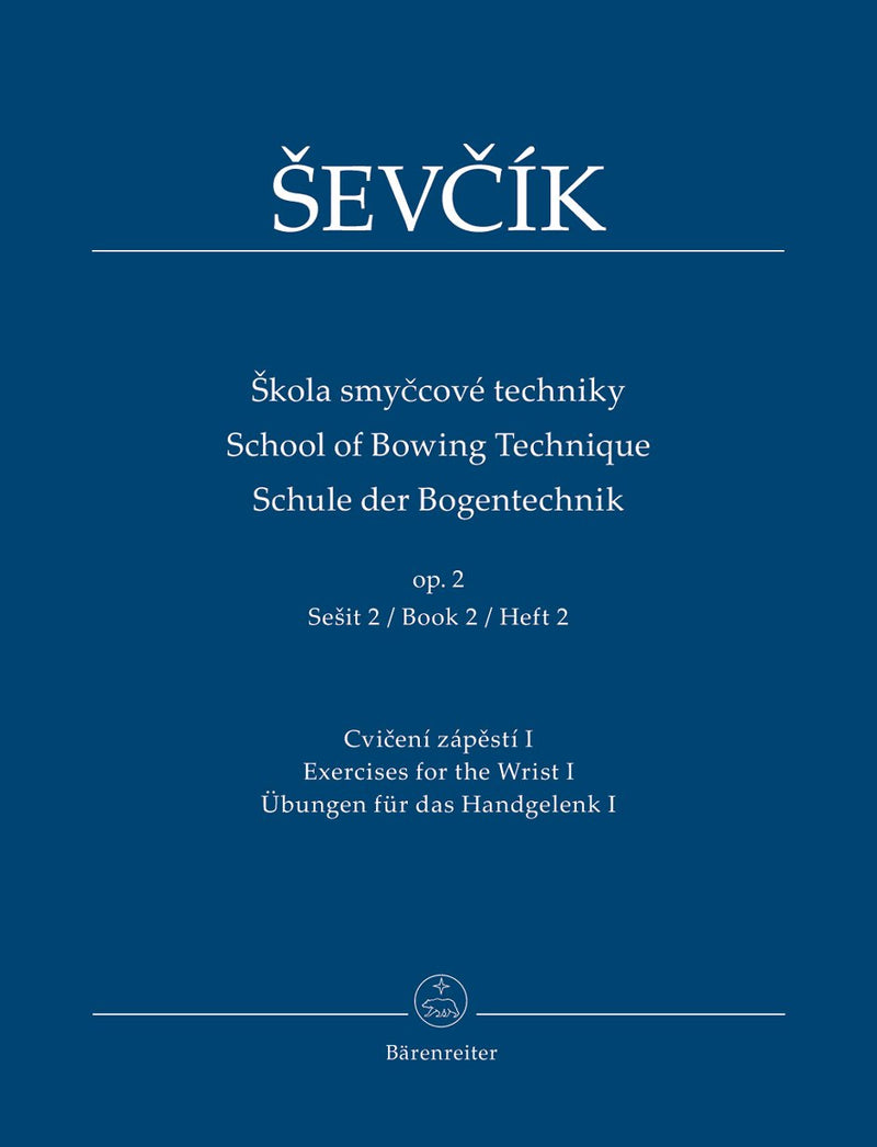 Ševčík: School of Bowing Technique for Violin Op 2, Book 2