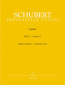 Schubert: Lieder Volume 2 for Medium Voice