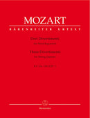 Mozart: Three Divertimenti K136-8 - Set of parts