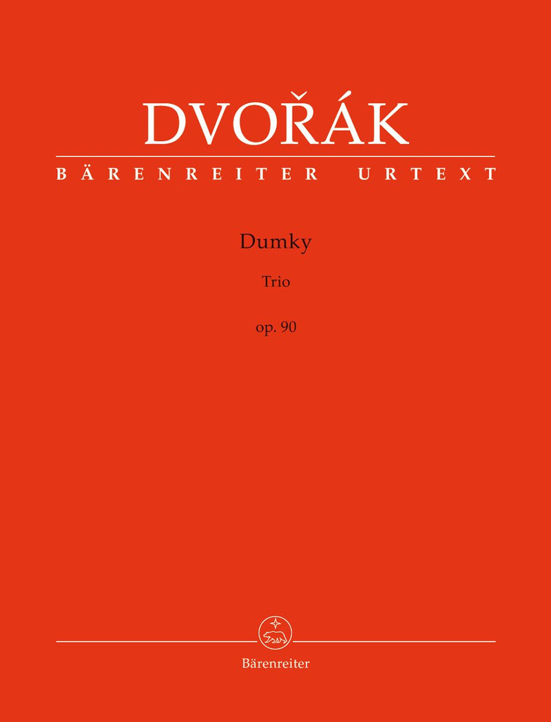 Dvořák: Dumky Trio Op 90 Score & Parts