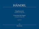 Handel: Organ Concerto Op 4 No 1-3 Manuals