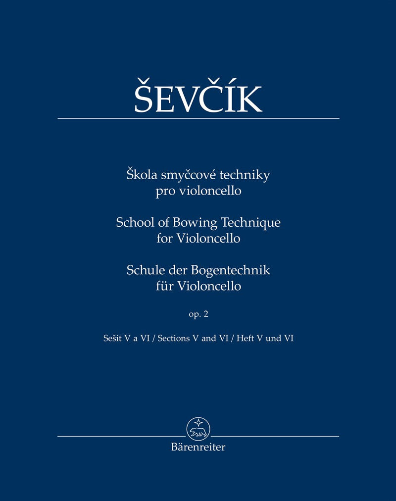 Ševčík: School of Bowing Technique for Cello Op 2, Book 3