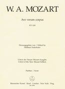 Mozart: Ave Verum Corpus K618 - Study Score
