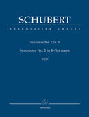 Schubert: Symphony No 2 - Study Score