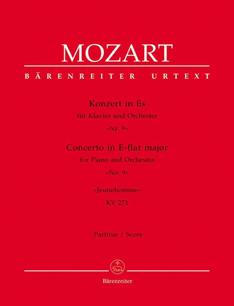 Mozart: Piano Concerto in E Flat K271 - Full Score