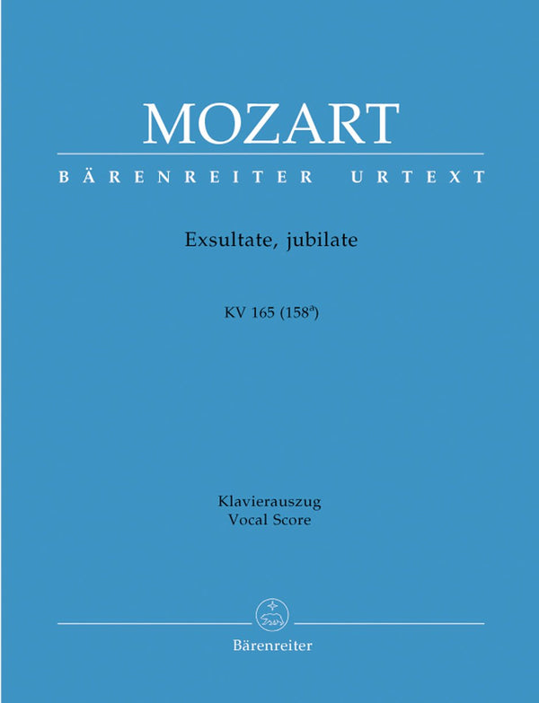 Mozart: Exultate Jubilate K165 - Vocal Score