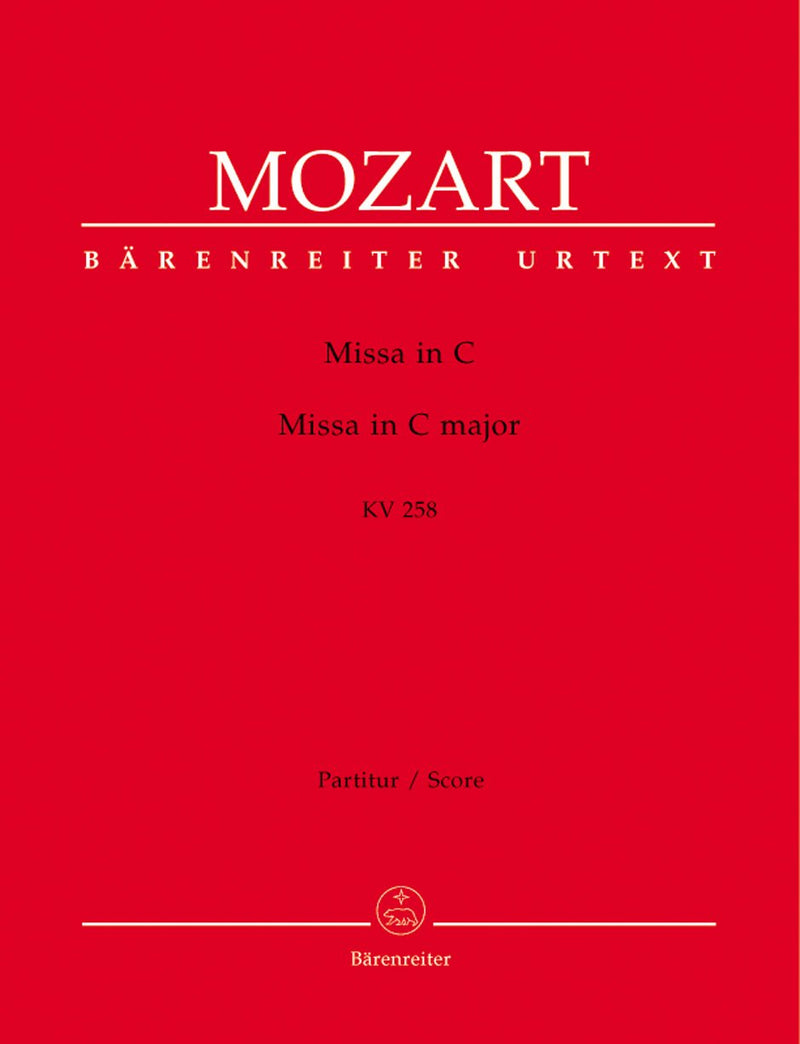 Mozart: Mass in C Kv258 - Full Score
