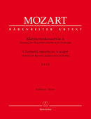 Mozart: Clarinet Concerto - Basset Clarinet Version, Full Score