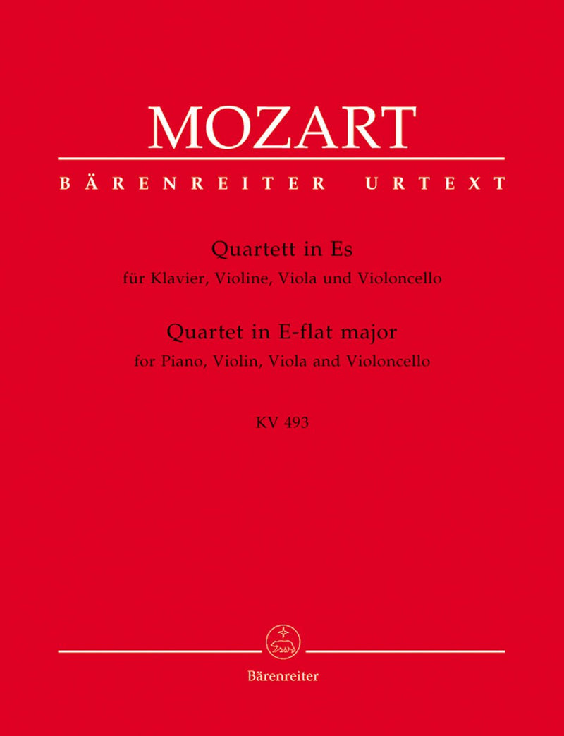 Mozart: Piano Quartet E Flat K493