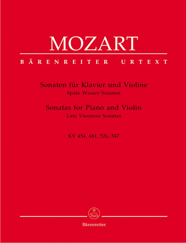 Mozart: Late Viennese Sonatas for Violin & Piano