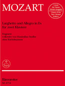 Mozart: Larghetto & Allegro 2 Pianos 4 Hands - Performance Score arr. Stadler