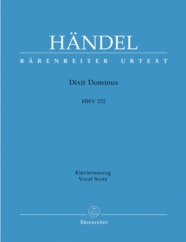 Handel: Dixit Dominus HWV 232 - Vocal Score