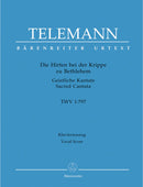 Telemann: Die Hirten Bei Der Krippe - Vocal Score