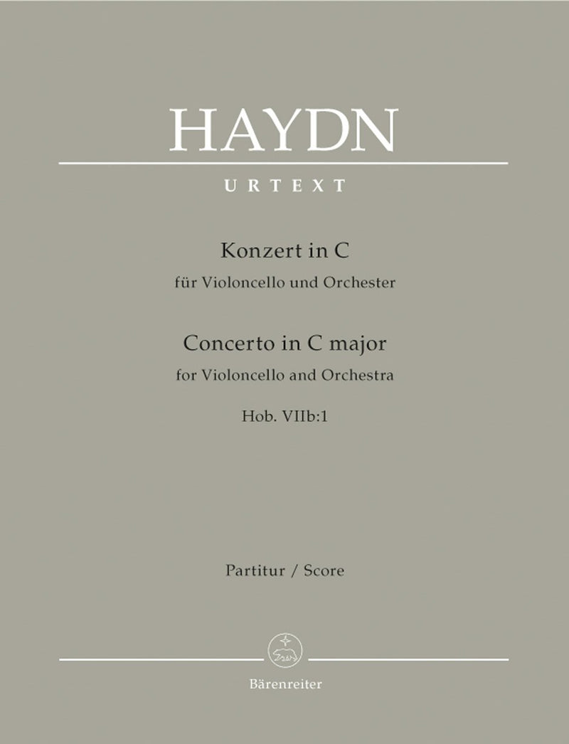 Haydn: Cello Concerto No 1 in C (Hob VIIB:1) - Full Score
