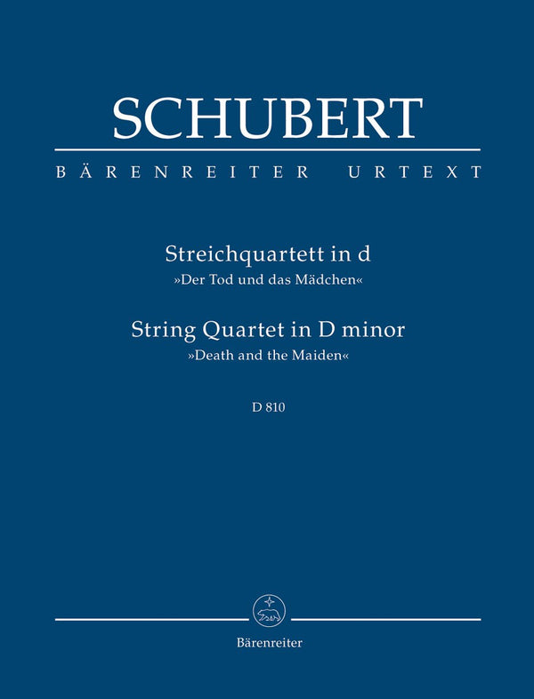 Schubert: String Quartet D D810 - Study Score