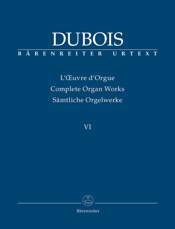 Dubois : Complete Organ Works - Vol 6: 42 Easy to Moderate Pieces for Organ without pedal
