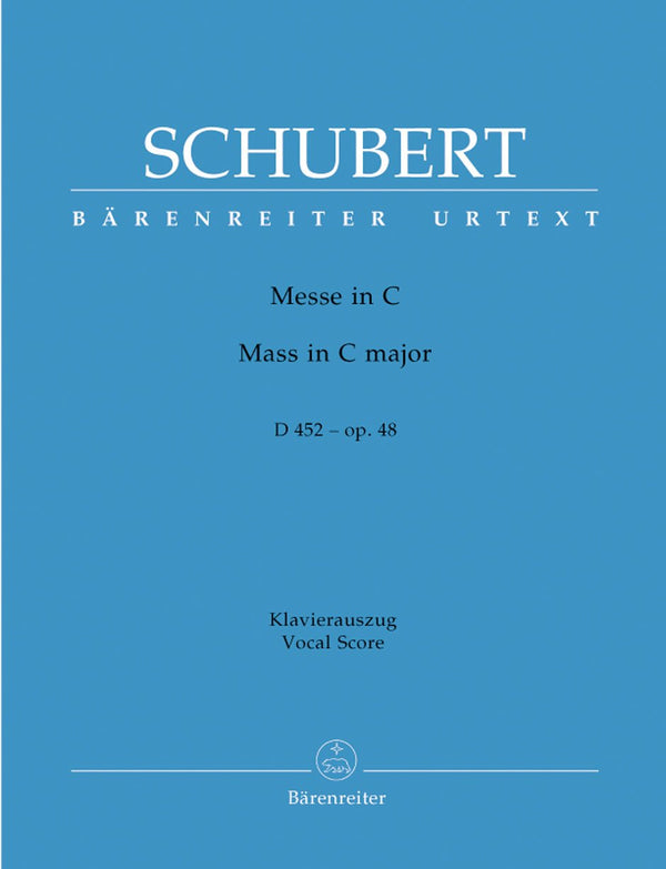Schubert: Mass in C D452 - Vocal Score