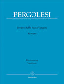 Pergolesi: Marienvesper - Vocal Score arr. Bruno, Higginbottom