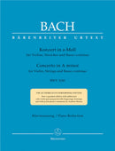 Bach: Violin Concerto in A BWV 1041 for Violin & Piano