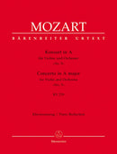 Mozart: Violin Concerto No 5 in A Major K219 Violin, Piano