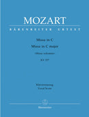 Mozart: Missa Solemnis in C K337 - Vocal Score