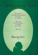 C.P.E Bach: The 6 Württemberg Sonatas Wq 49