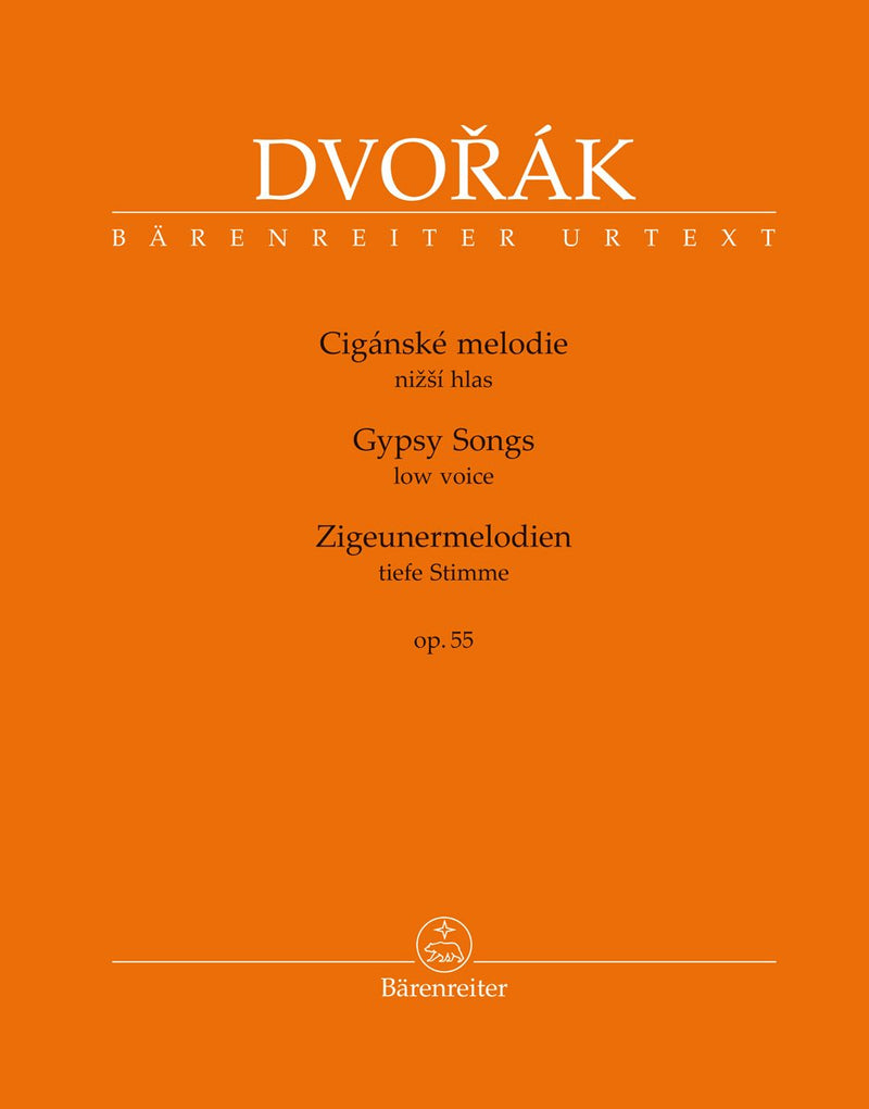 Dvořák: Gypsy Songs Op 55 for Low Voice