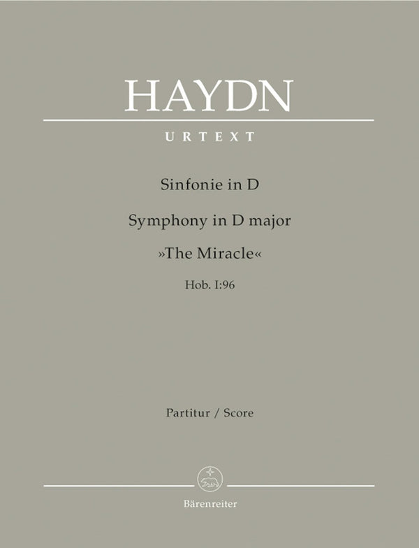 Haydn: Symphony No 96 in D Major Hob I:96 Full Score