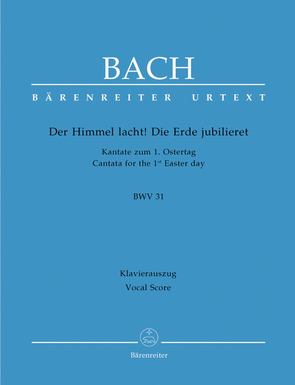 Bach: Cantata 31 Der Himmel Lacht - Vocal Score
