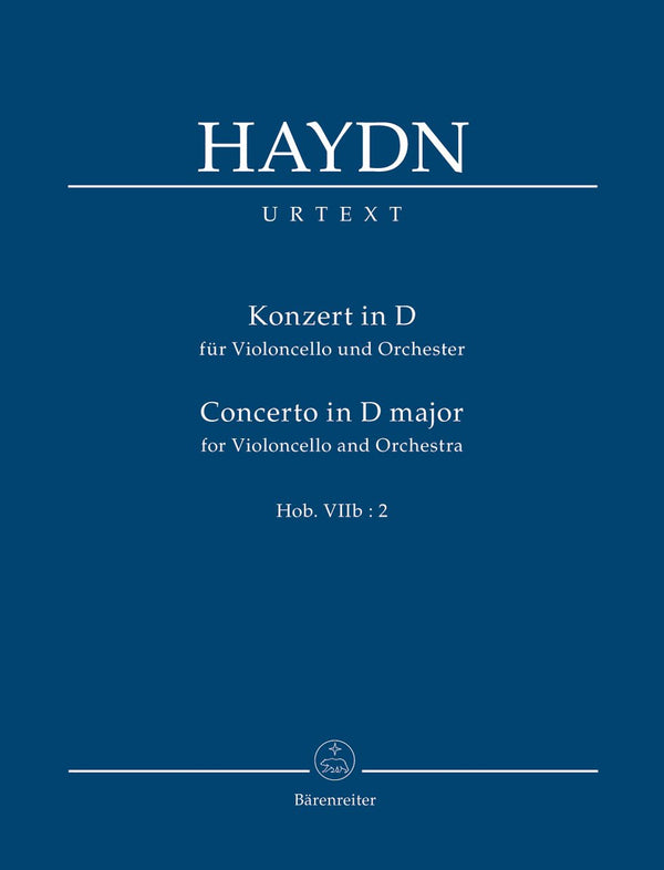 Haydn: Cello Concerto No 2 in D - Study Score