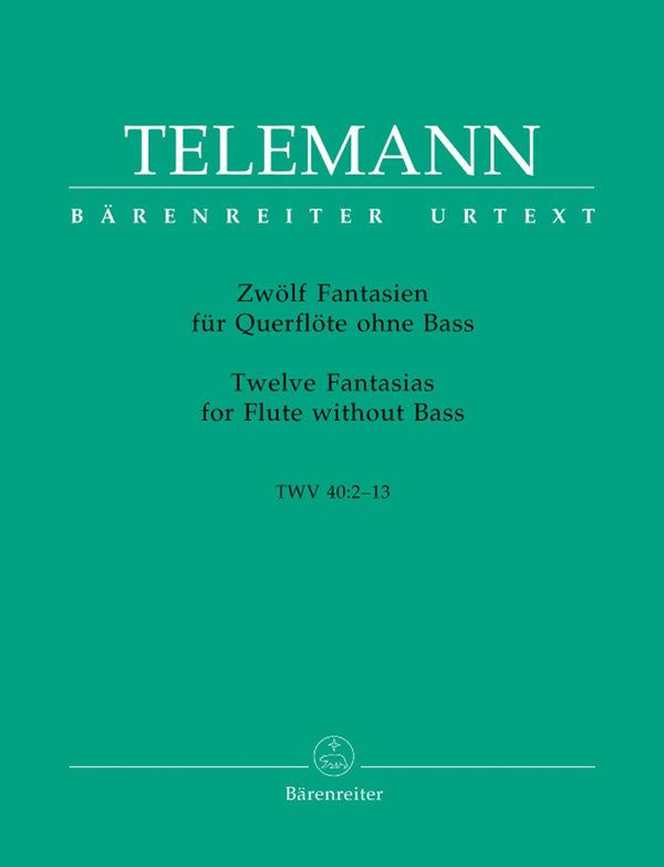 Telemann: Twelve Fantasias for Solo Flute - TWV 40:2-13