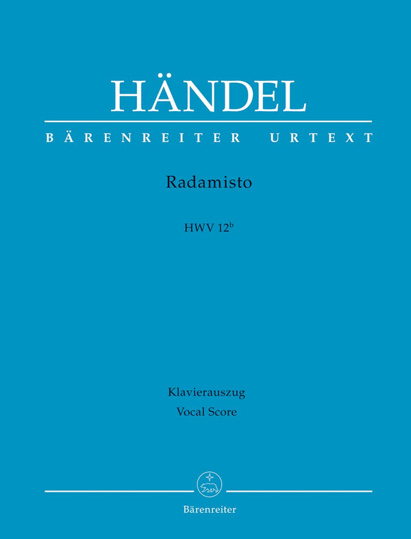 Handel: Radamisto HWV12B Opera - Vocal Score