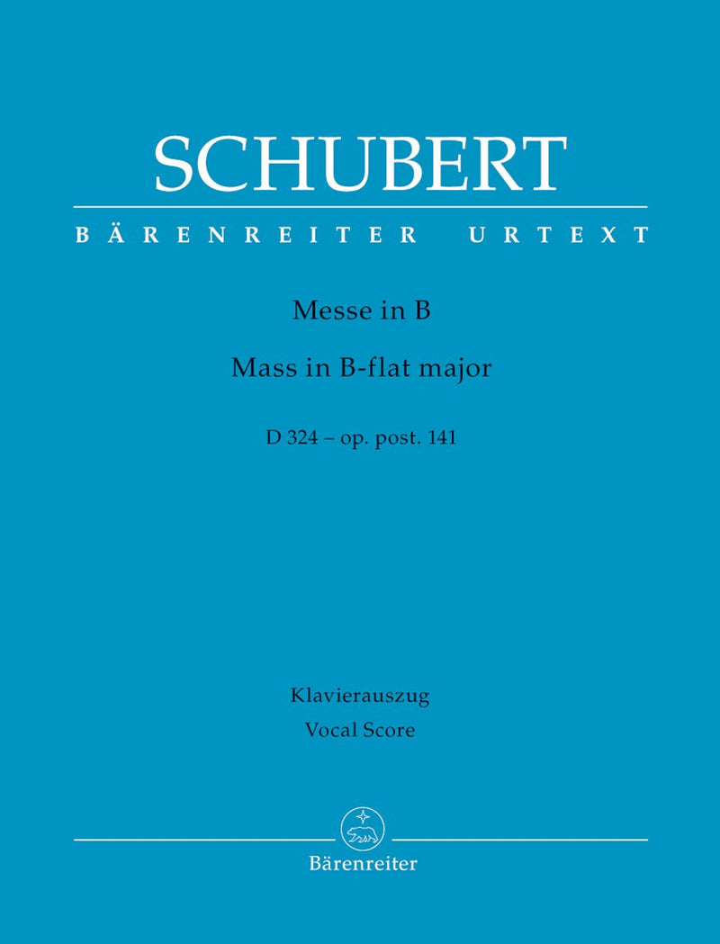 Schubert: Mass in B Flat D324 - Vocal Score