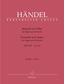 Handel: Organ Concerto Op 4 No 4 in F - Full Score