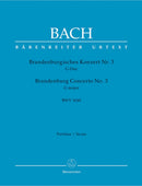 Bach: Brandenburg Concerto No 3 New Ed - Full Score
