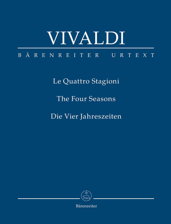 Vivaldi: Four Seasons Quattro Stagioni - Study Score