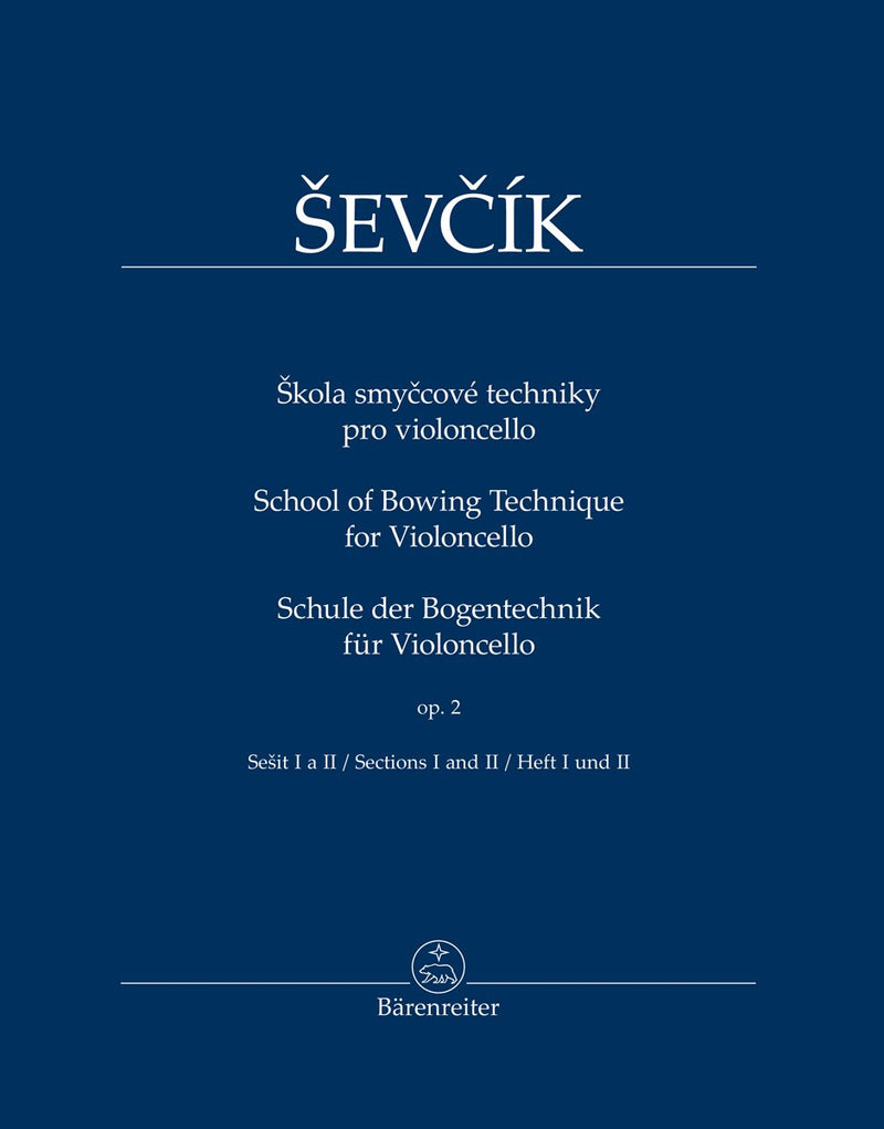 Ševčík: School of Bowing Technique for Cello Op 2, Book 1