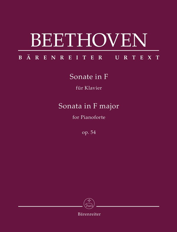 Beethoven: Piano Sonata in F Major Op 54